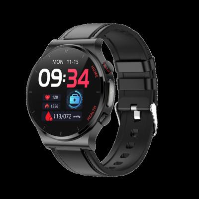 China Touch Screen 2022 New Arrival E300 Laser Health Physiotherapy Smart Watch With ECG AI Heart Rate Respiration Rate Medical Health bracelet for sale