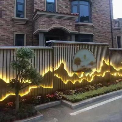 China Stainless steel factory direct exterior metal wall embellishment decoration can be customized according to drawing for sale