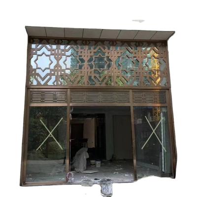 China Factory direct exterior sheet metal fabrication stainless steel screen metal decoration machining services for exterior decoration metal screen for sale