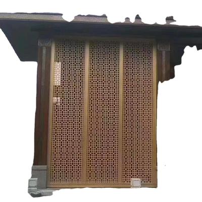 China Outdoor Screen Decoration Factory Custom Titanium Plating Metal Fabrication Service Assemble Service Coating Hardware Stamping Parts Metal Fabrication for sale