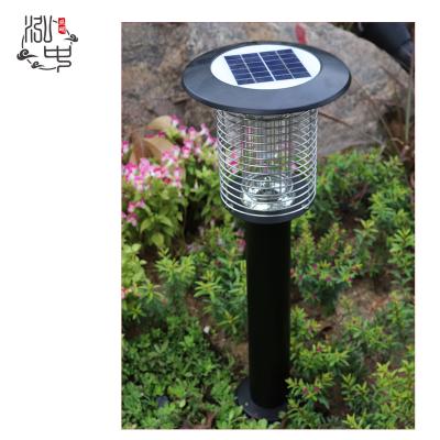 China Stainless Steel Indoor Outdoor Energy Saving Room Solar Powered Mosquito Insect Trap Killer Insecticide Lamp for sale