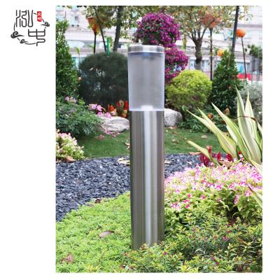 China Modern Design 600mm Garden Gate Post Pillar Lawn Pathway Lights Decorative Outdoor Waterproof Led Solar Powered Garden Lights 600mm for sale