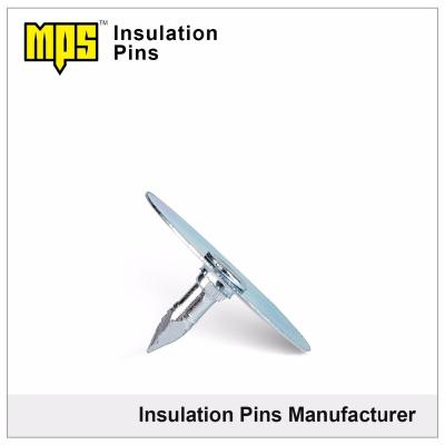 China Traditional Flared Head Pins Glass Wool Insulation Repair Pin SS for sale