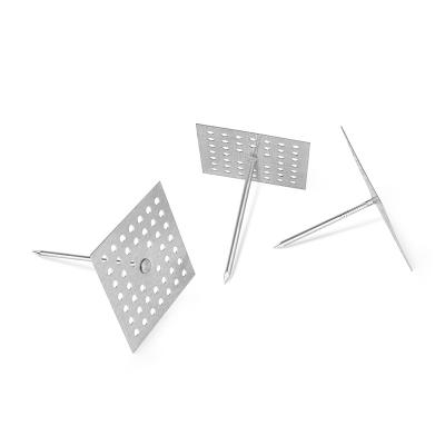 China STAINLESS STEEL Aluminum Perforated Type Insulation Hangers For Repairing Glass Wool for sale