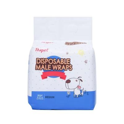 China Customizable Leak Proof Disposable Pet Diaper Eco Friendly For Cats And Puppies for sale