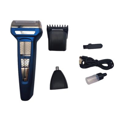 China TrimmerX 6556 Blade Twins Wholesale Price 3 in 1 Carbon Steel Multifunctional Electric Shaver Rechargeable for sale