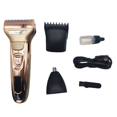 China Wholesale Price Twin Blade TrimmerX T22 3 in 1 Carbon Steel Multifunctional Electric Shaver Rechargeable for sale