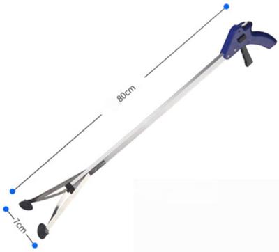 China 800mm Aluminum Alloy Garbage Harvester Grabber Clamp Reacher Helper Hand Tool for sale