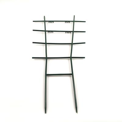 China PP 4 PCS Plant Support Cage Garden Trellis Climbing Flowers Stem Ring Stand Frame for sale