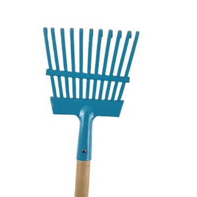 China Garden Rake Long Handle Kids Leaf Rake for sale