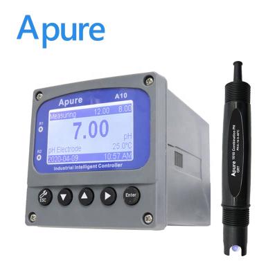 China Water Treatment Apure pH ORP Meter Automatic Online Digital Controller For Water Treatment for sale