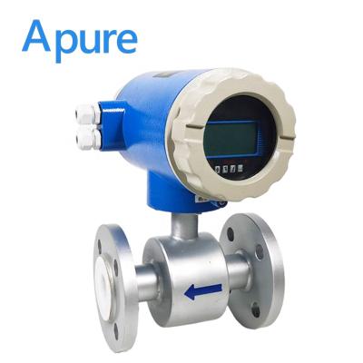 China Alkali Apure Digital Magnetic Flowmeter Electromagnetic Liquid Water Flow Meter for sale