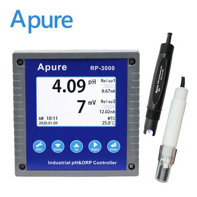 China ABS APURE Swimming Pool Water pH and ORP Tester Digital Multimeter Controller for sale