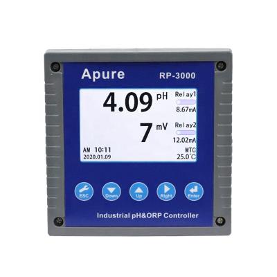 China Sewage Apure 4-20ma 2 Relay Faucet or Waste Water Tester Automatic Digital Swimming Pool and ORP Water PH Meter Controller for sale