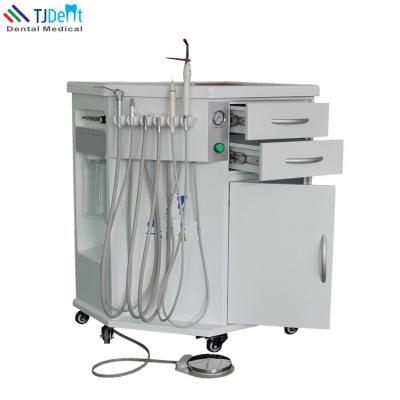 China Portable Dental Unit Multifunctional Moving Type Dental Chair with Drawer for sale