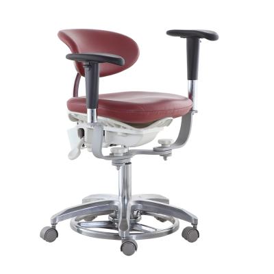 China Dental Soft Fiber Leather Ergonomic Design Lab Stool Surgery Practice Training Simulation Unit Stool for sale