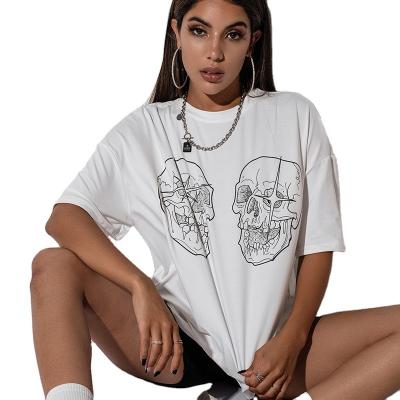 China QUICK DRY Women's T-shirts White American Apparel Oversized T-shirt Shirts For Women Women Grow Top Tee for sale