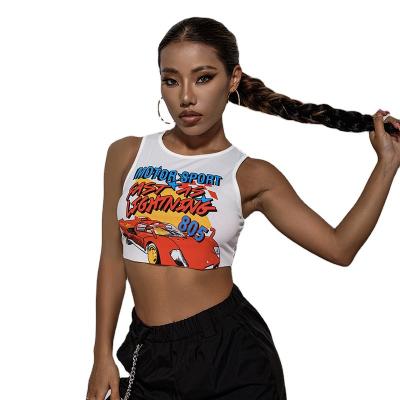 China 2022 new QUICK DRY sexy ladies rave outfit women y2k clothing crop tops tank top summer women's vest for sale