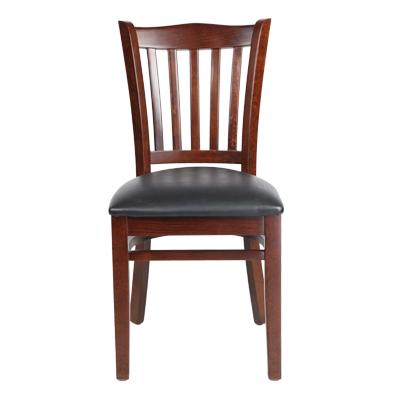 Cina Factory hot sale dining with arm restaurant cafe chair wood in vendita