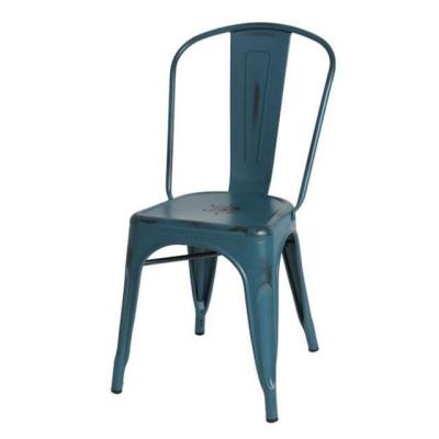 China cheap industrial style vintage metal dining chairs zu verkaufen