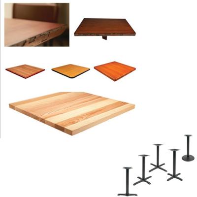 中国 High quality restaurant wooden table top and chairs for events 販売のため