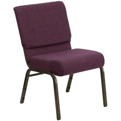 China Factory hot sale with kneeler pastor used stackable church chair for free for sale