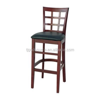 中国 restaurant used antique wooden bar stool 販売のため