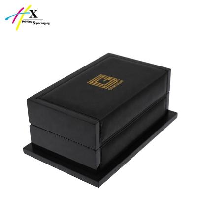 China High Glossy Custom Watch Box Simple Logo Watch Packaging Black Wooden Watch Box Large for sale