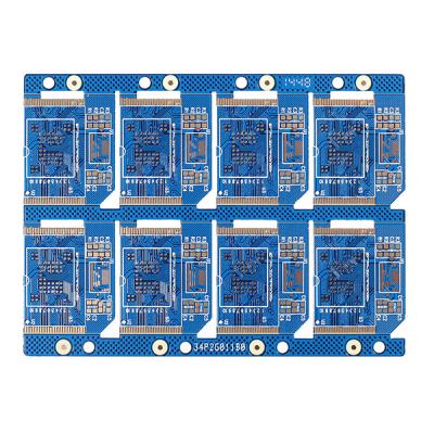 Κίνα Κατασκευή PCB υποστρώματος κάρτας microSD με πάχος μαλακού χρυσού και σκληρού χρυσού 0,6 mm προς πώληση