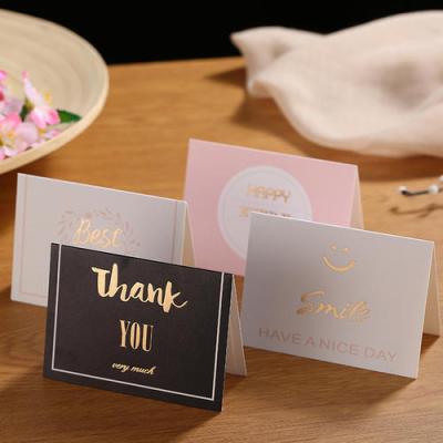 China 6 Pieces Thank You Business Cards With Logo Jewelry Thank You Card Thank You Cards Custom Made With Logo Custom for sale