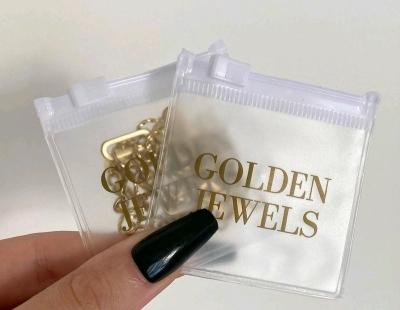 China Cute Cosmetic Jewelry Pouch PVC Jewelry Pouch Low Custom LOGO Jewelry Store Low MOQ Ziplock for sale