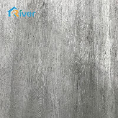 China Free Sample Modern Gray Click Woven Cement 4mm Sale Luxury Spc Waterproof Vinyl Flooring for sale