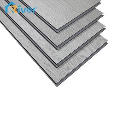 China Modern 3.2 mm SPC Wood Tile Texture Waterproof Click Vinyl Flooring Virgin Materials Plastic Flooring for sale