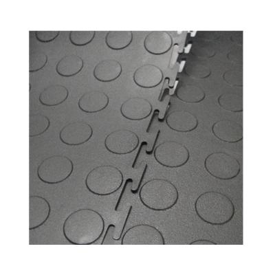 China Waterproof Anti Slip Anti Slip Interlocking Plastic PVC Floor Garage Floor Tiles For Sale for sale