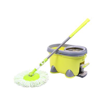 China Sustainable MAGIC Mop Bucket Set With Mop Heads With Foot Pedal Home Office Floor Mop Cleaning Tools for sale