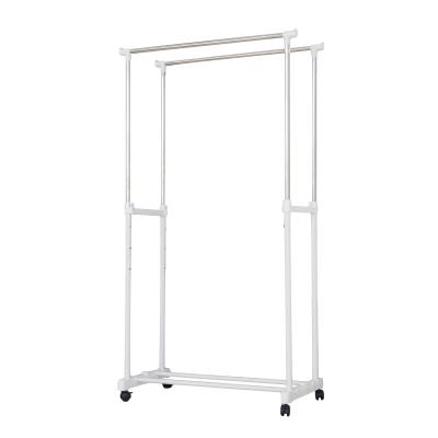 China Eco-friendly Coat Hanger Floor Hanger Storage Wardrobe Clothing Drying Racks Display Racks Metal Hanger for sale