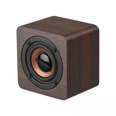 China Mini High quality 5W wooden bluetooth speaker wooden bluetooth speaker subwoofer for sale