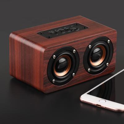 China No CAFERRIA 2019 products power supply wooden talking bluetooth speaker portable for sale