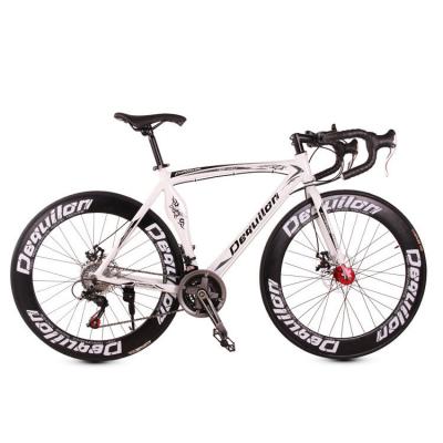 China Cheap aluminum alloy 21 speeds through cycle 700c 6061 aluminum alloy bicycle men's bicicleta road racing bike alloy for sale