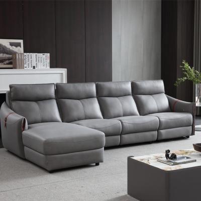 China Other Good Quality Super Modern Furniture L Shape New Arrival Living Room Sofas Style Living Room Couch With Power Recliners for sale