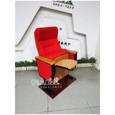 China Hot Sale Modern Cheap Metal Frame Commercial Auditorium Seating Theater Lobby Chair With Notepad for sale