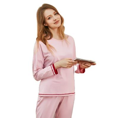 China Real basic design QUICK DRY bamboo squishy women's bamboo squishy pajamas set for women for sale