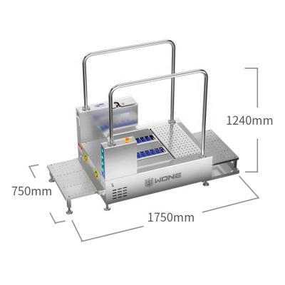 China Factory High Quality Hygienic Design Automatic Cleaning Boots Soles Boot Washing Machine for sale