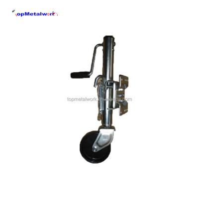 China Hot Sale Trailer Parts 1200 Pound Marine Boat Bolton Trailer Jack With Swivel Wheel Swing Away for sale