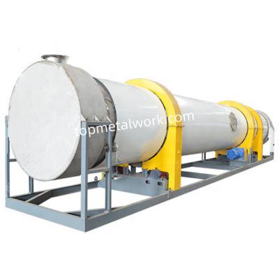 China High Quality Industrial Sawdust Dryer Wood Sawdust Shaving Veneer Chip Silica Sand Rotary Drum Dryer Machine for sale