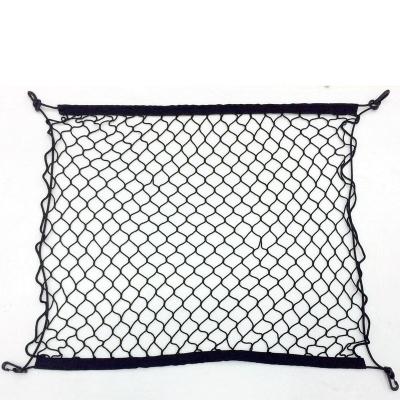 China Cargo cover PP heavy duty elastic plastic rubber mesh bag trellis cargo net for sale