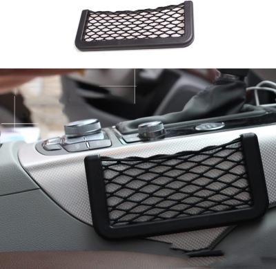 China Practical phone holder net pocket cargo organizer storage net for sale