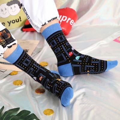 China New Style Trendy High Quality Manufacturers Funny Cotton Men Crew Socks for sale