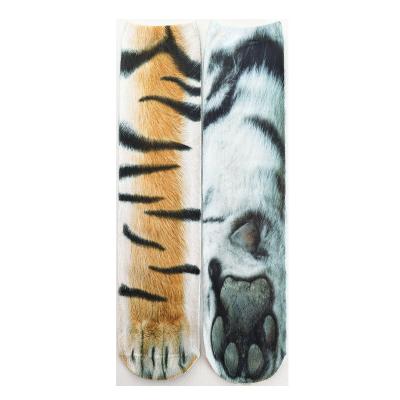 China potato chips puffed food tube long stockings transfer printed sublimation basketball dye sublimated socks for sale