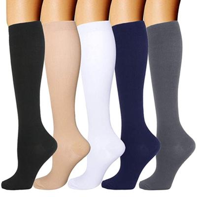 Chine Comfortable Durable Colorful Unisex Long Soccer Running Compression Knees High Socks à vendre